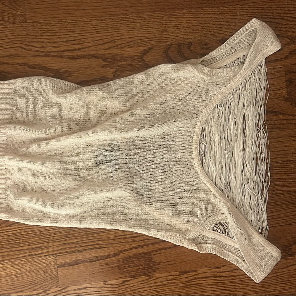 Arden B Cream Knit Women's Chemise